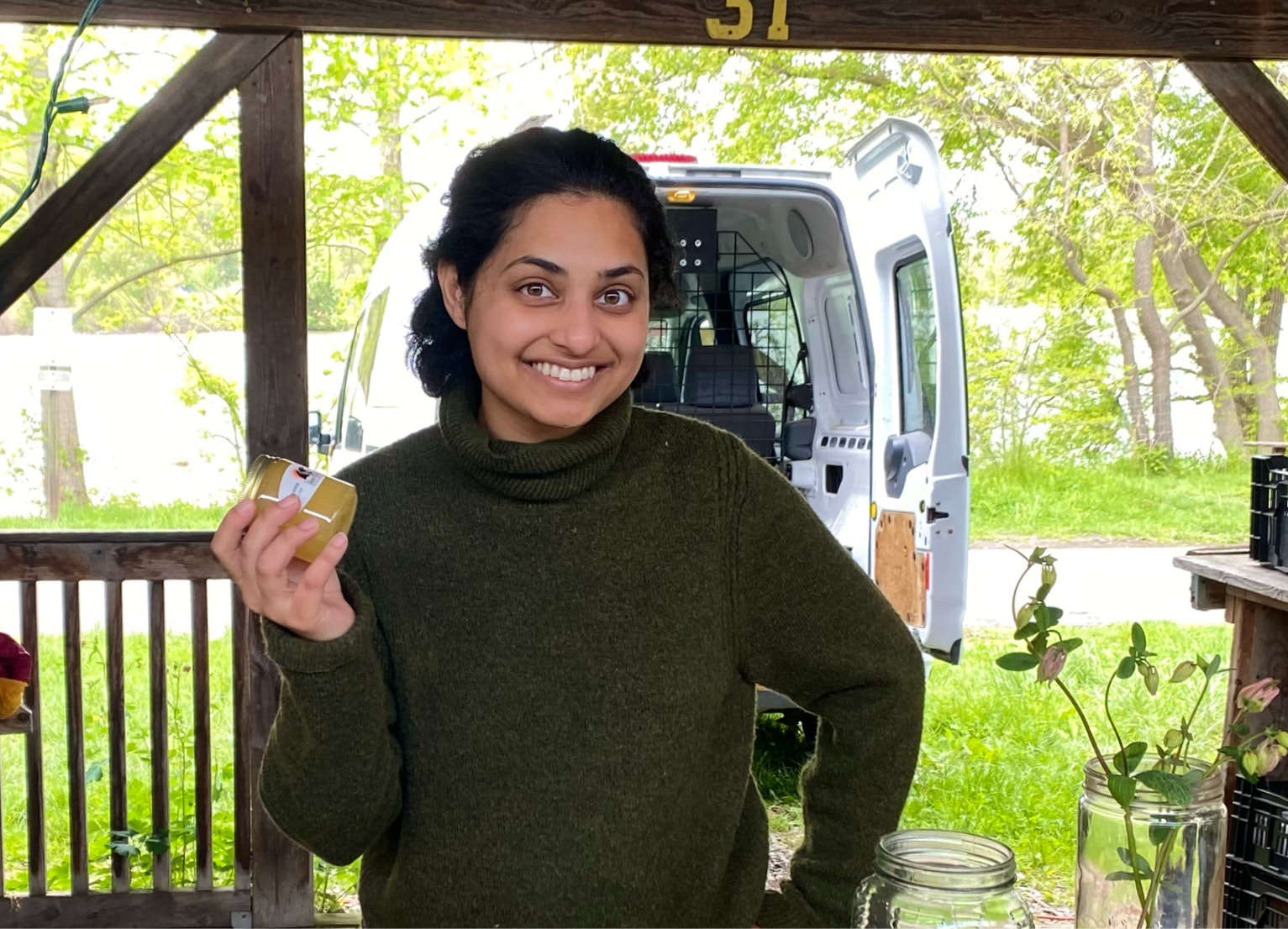 Yogini at the Farmers Market